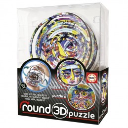 PUZZLE 3D ABSTRACT ROUND 