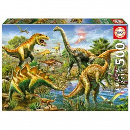 PUZZLE 500 PZS PATIO JURASICO