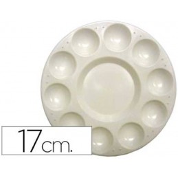 PALETA PLASTICO CIRCULAR 17CM