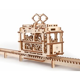UGEARS TRAM WITH RAILS