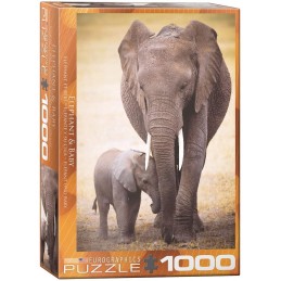 PUZZLE 1000PZ ELEPHANT & BABY