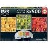 PUZZLE 3X500 EXOTIC FRUITS