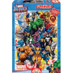 PUZZLE 500P.HEROES MARVEL...